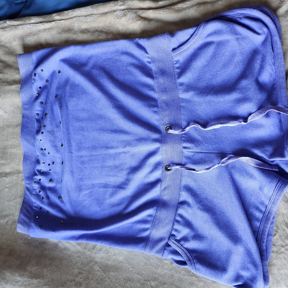 Jenni by Jennifer Moore Purple Track Pants with Elastic Waistband